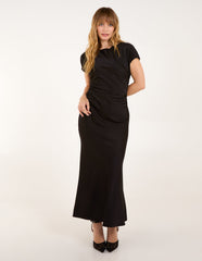 Bias Cut Batwing Slip Dress