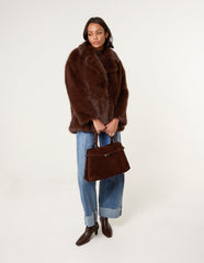 Short Faux Fur Coat