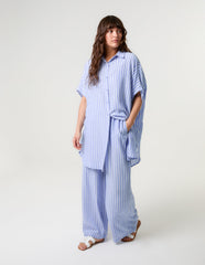 Oversized Pinstripe Shirt
