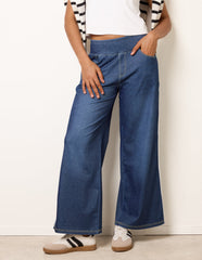 Multi Stretch Side Stripe Deep Waistband Trousers
