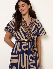 Dress With Abstract Print