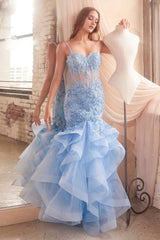 Formal Long Dress Cc8915 by Ladivine