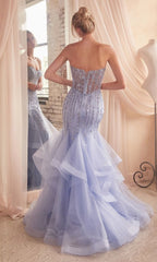 Formal Long Dress CD332 By Ladivine