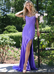 Formal Long Spaghetti Strap Dress by Colors G1052