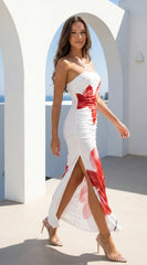 Rosavelle Floral Maxi Dress - White