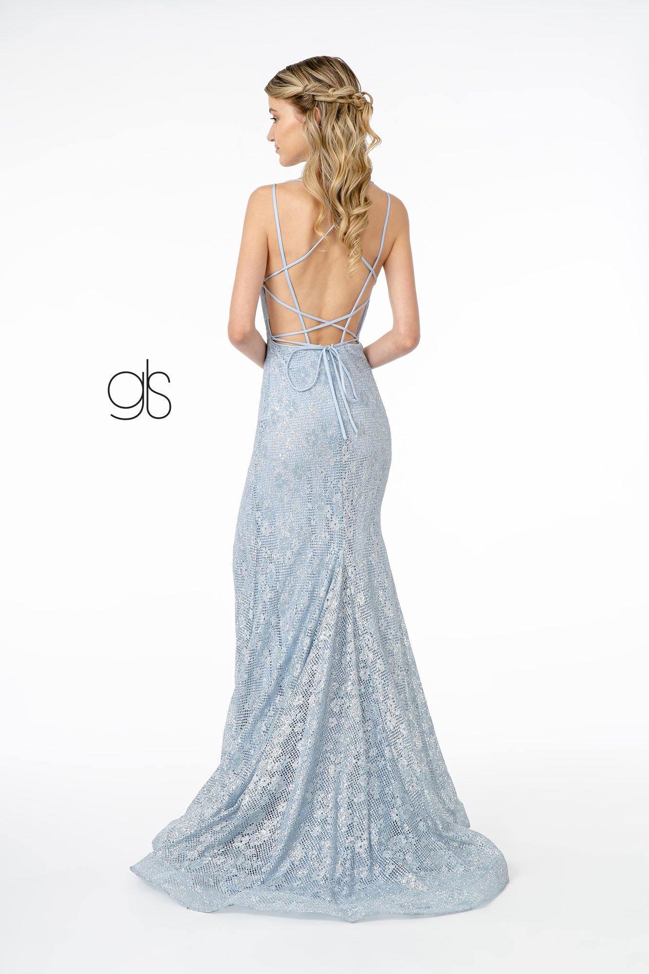 Glitter Mermaid Long Prom Dress