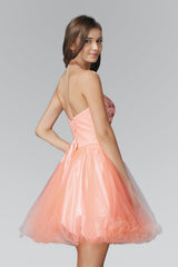 Homecoming Short Strapless Cocktail Prom Dress