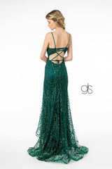 Illusion Deep Long Prom Mermaid Dress