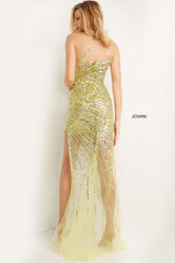 Jovani 05647 Prom One Shoulder Long Formal Gown