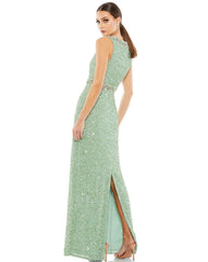Long Sleeveless Formal Dress Sleeveless Detail Mac Duggal 10839