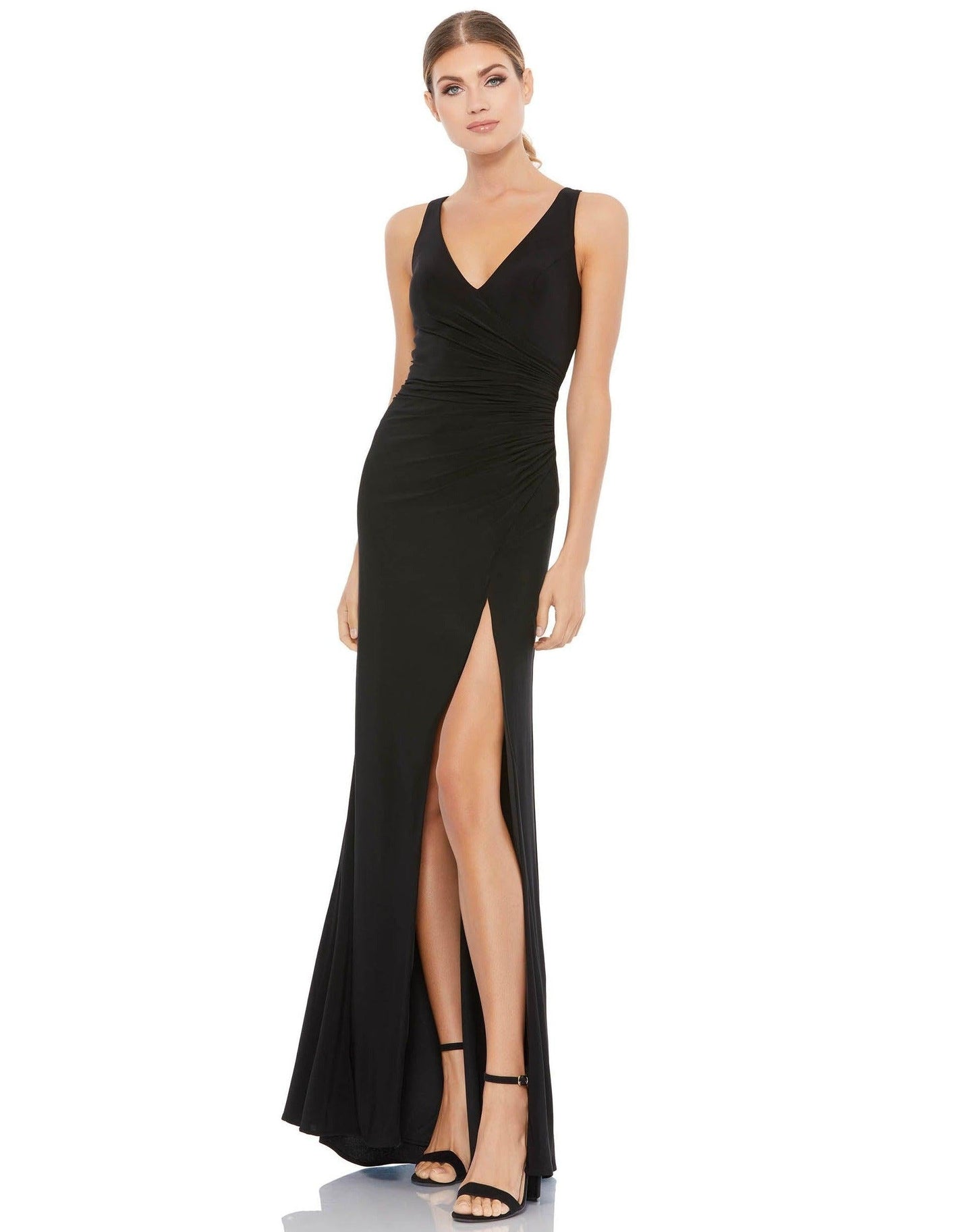 Prom Long Sleeveless Formal Dress Sleeveless Detail Mac Duggal 26513