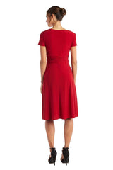 Short Plus Size Dress Black by R&M Richards 1149