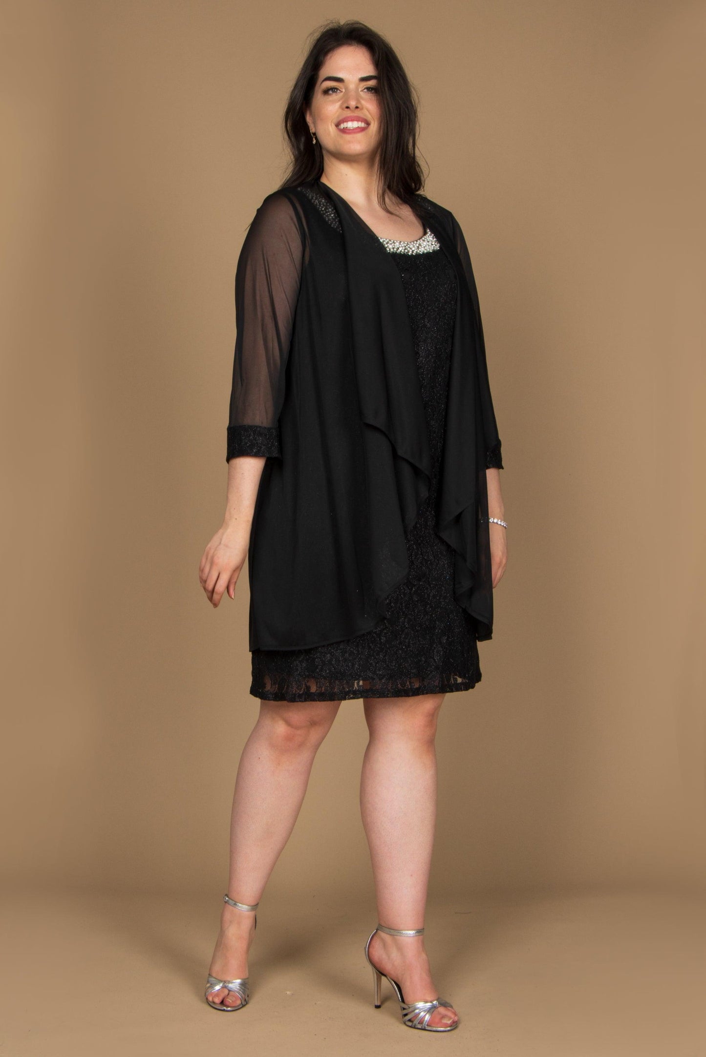 Short Jacket Mother of the Bride Dress by R&M Richards 2208