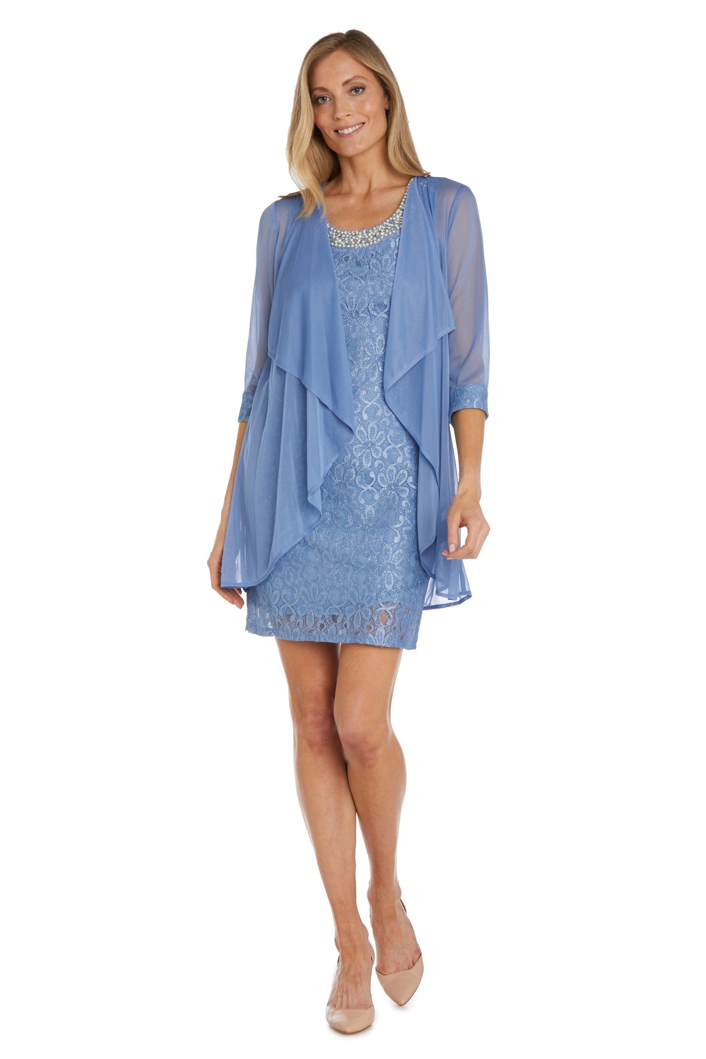 Short Jacket Mother of the Bride Dress by R&M Richards 2208