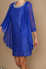 Short Jacket Mother of the Bride Dress by R&M Richards 2208