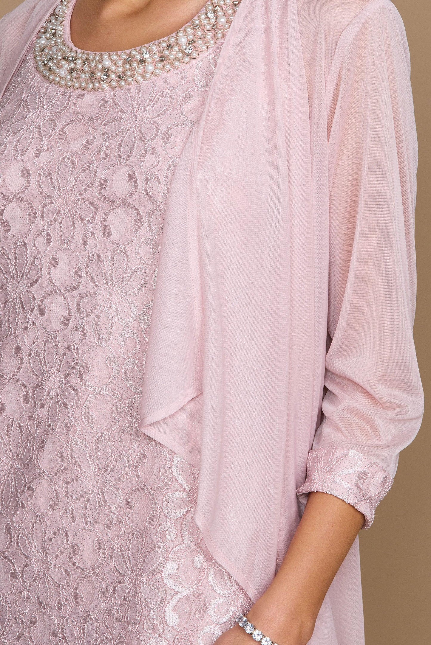 Short Jacket Mother of the Bride Dress by R&M Richards 2208