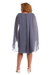 Short Plus Size Dress Cape R&M Richards 5806W