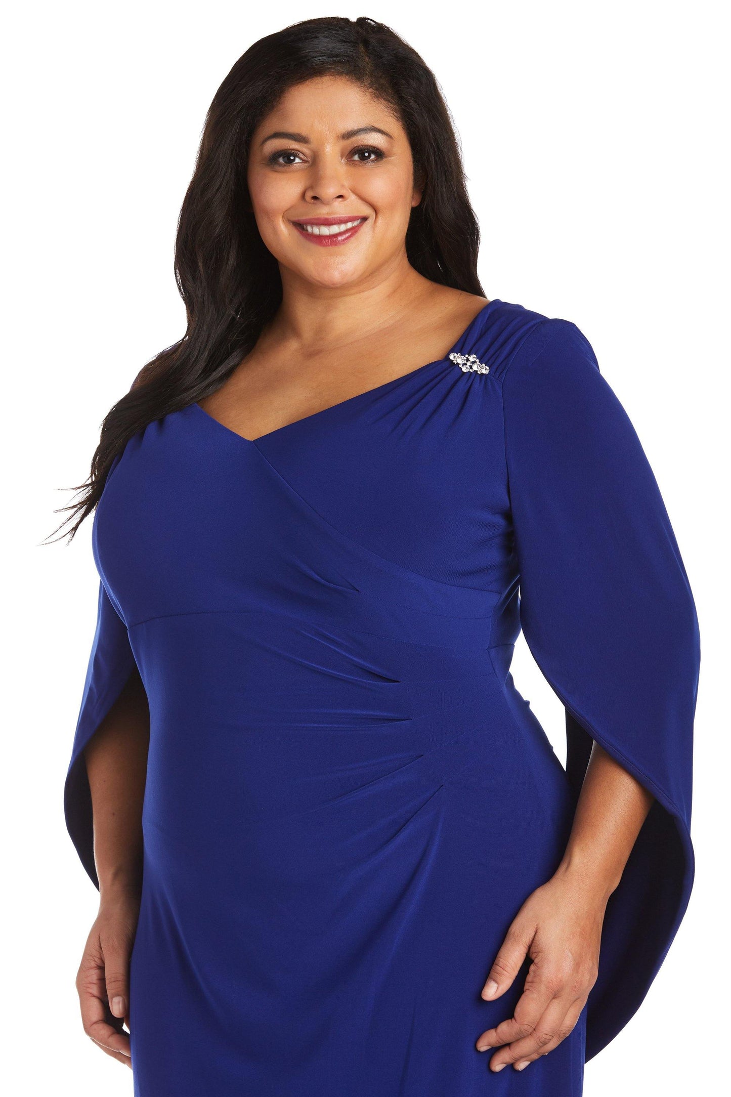 Long Plus Size Dress Formal R&M Richards 5899W