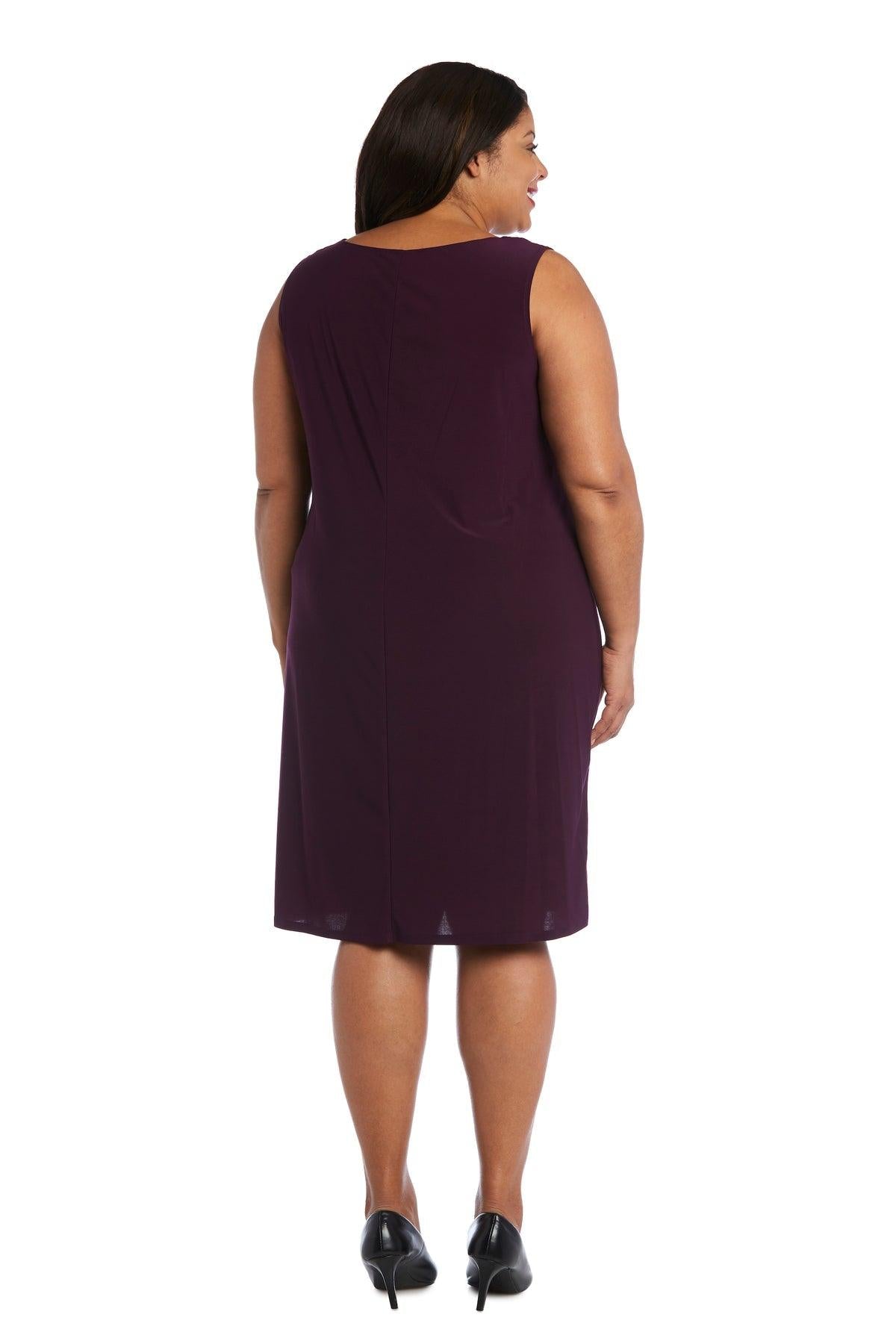 Plus Size Short Dress Jacket R&M Richards 3221W