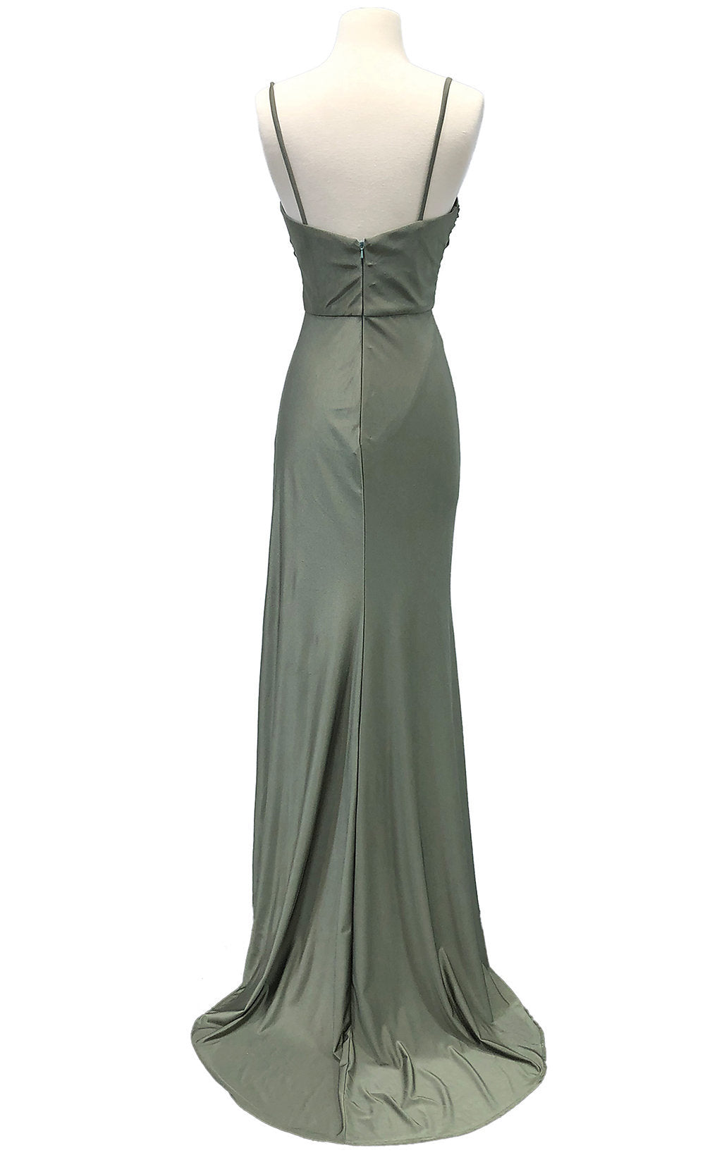 Simple Long Prom Dress with High Side Slit