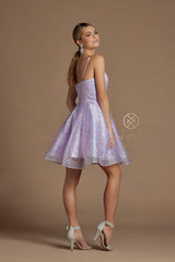 Sequins Cocktail Short Homecoming Dress