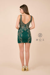 Short Sleeveless Formal Prom Dress Homecoming