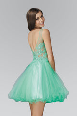 Sleeveless Short Prom Dress